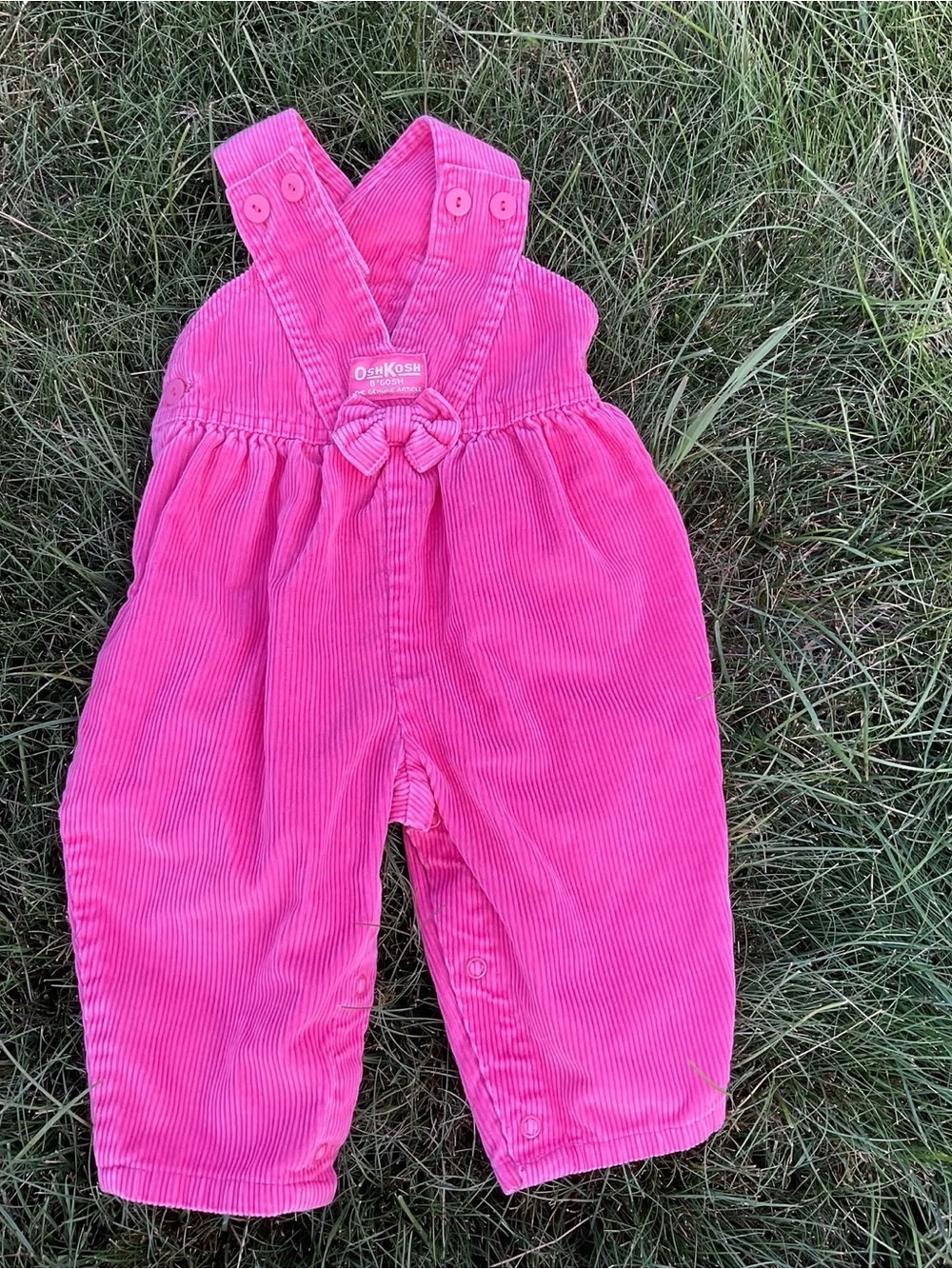 OshKosh B'gosh Hot Pink Corduroy Overalls